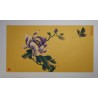 Purple peony and butterfly 1