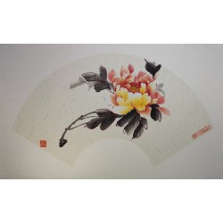 Orange peony 1