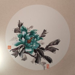 Green peony 2