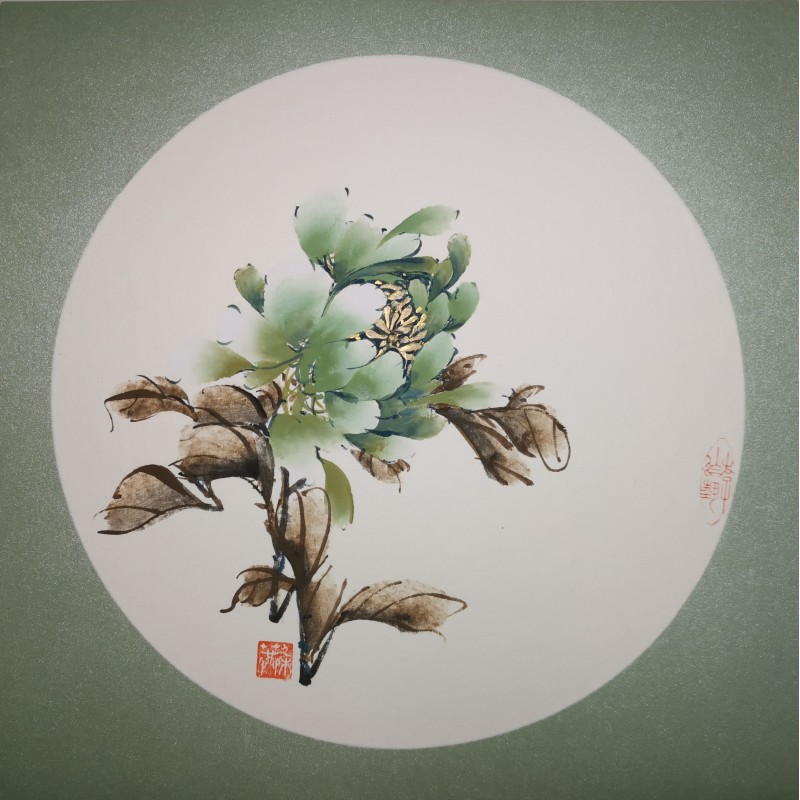 Green peony 3 Green peony 3