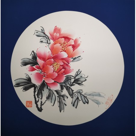 Pivoine rose 9